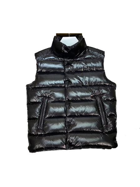 designer puffer vest mens jacket vest winter mens stand collar vest gilet luxury down jacket vest feather filled material coat graphite blac