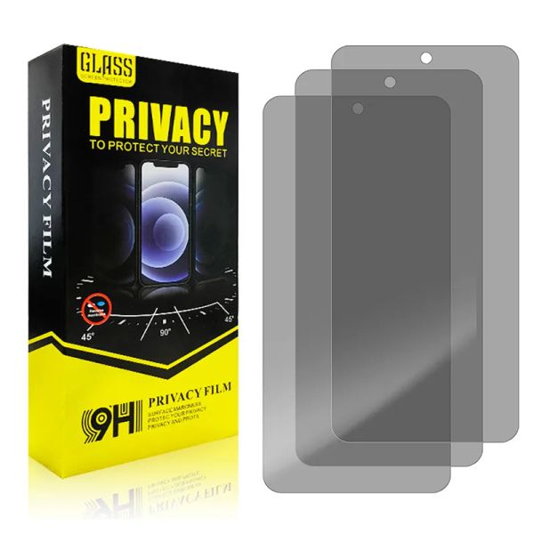 2.5D Privacy Anti-Spy Anti Spy Private Tempered Glass Screen Protector Samsung Galaxy A15 A25 A35 A55 A05 A05S Paper Package ZZ