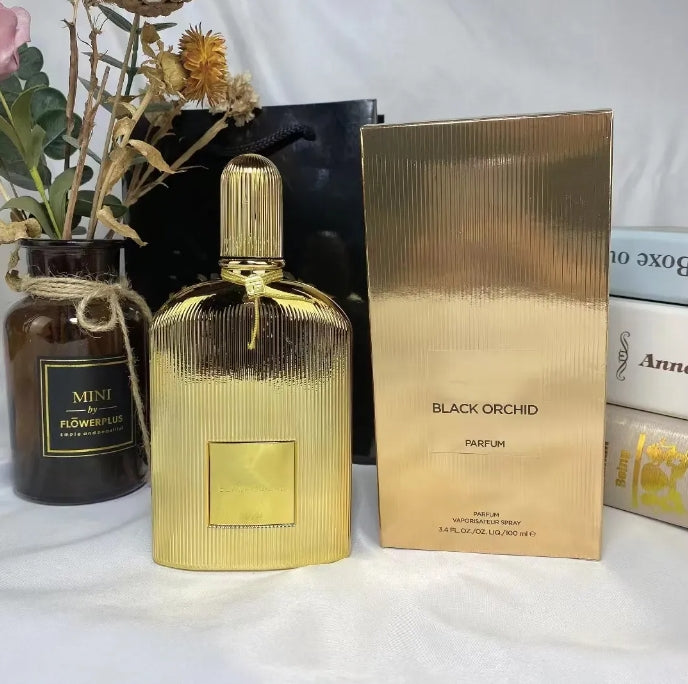 Newst Scented Fragrance Women Men Gold Black Orchid Perfumes 100ml Eau De Parfum Long Lasting Smell Grey Vetiver Perfume Cologne