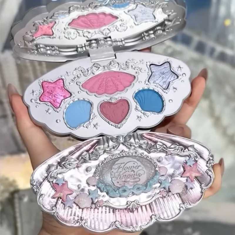 Shell Pearl Collection Matte Pearl Six Color Eyeshadow Palette Metallic High-Pigment Eye Makeup With A Long-Wearing S250721