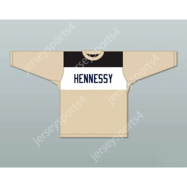Gdsir Custom PRODIGY 95 HENNESSY BEIGE HOCKEY JERSEY NEW Top Ed S-M-L-XL-XXL-3XL-4XL-5XL-6XL