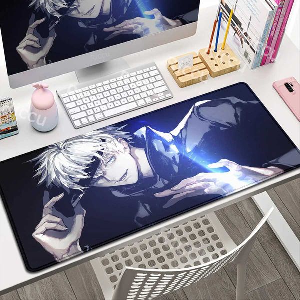 Jujutsu Kaisen Mouse Pad Hot Anime Gojo Satoru Large Game Mouse Pad Game Console Company Keyboard HD Printing Carpet Computer Desktop Pad O2