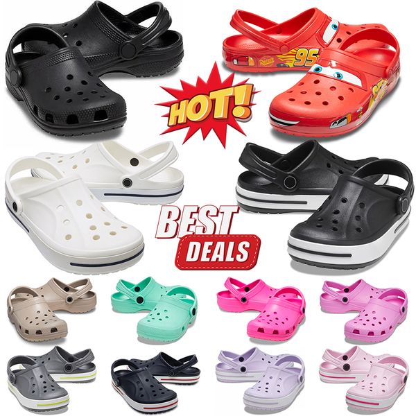 Free shipping designer slipperr sandals shoes mans womens slippers slides women classic Black White beach waterproof shoes scuffs