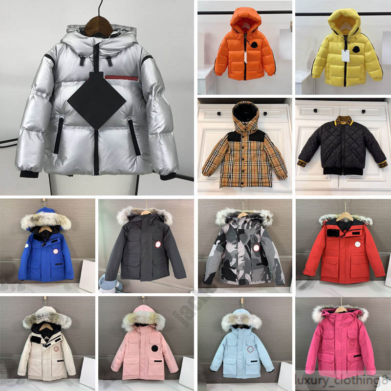 Kids Down Coat Parkas Boys Girls Down Jackets 3-12 Years Fashion Girl Warm Snowsuit Hooded Outerwear Kid Coats 2025