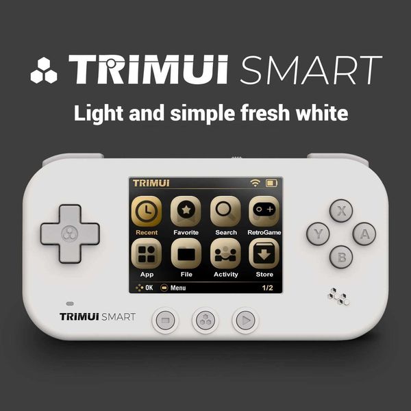 Trimui Smart New 2.4-Inch Ips Sn Open Source Exquisite Wifi Gaming hine Intelligent Handheld Gaming hine Mini RetroC250212