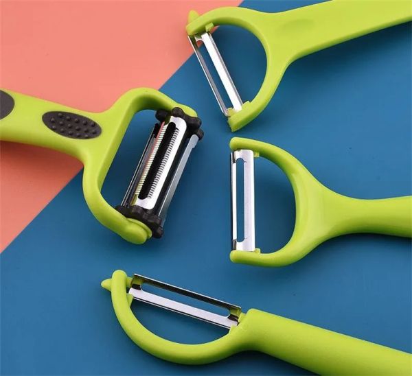 Steel Peelers Stainless Fruit Vegetable Tools Fruits Peeg Knife Apple and Potato Peeler Kitchen Household Fruit-vegetable TLY018 S -