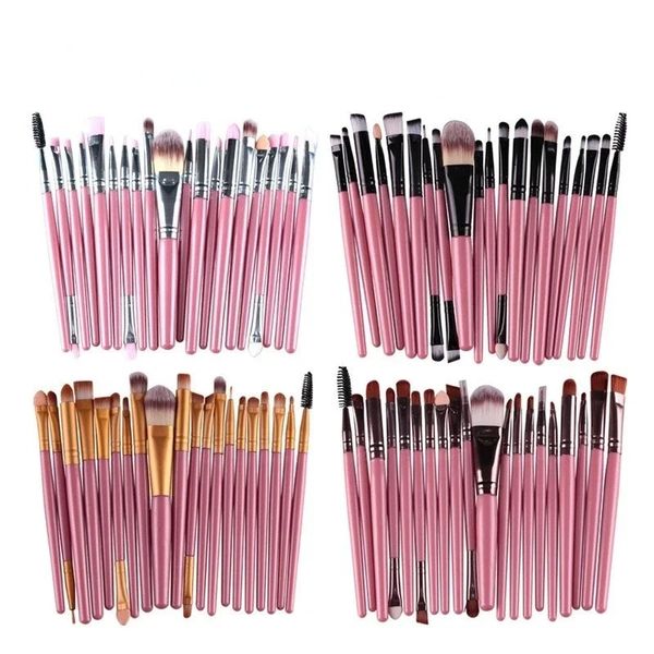 2024 20Pcs Brush Set Cosmetict Makeup For Face Make Up Tools Women Beauty Professional Foundation Blush Eyeshadowfor women&#039;s cosmetic b
