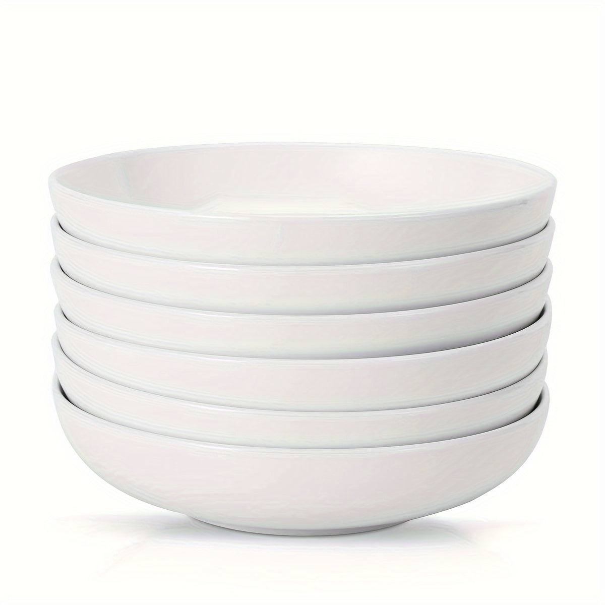 TEMU 6 22 Bowls Set, Pasta Bowls, Bowls, 7.8" Plates For Salad And , And Dishwasher Safe,