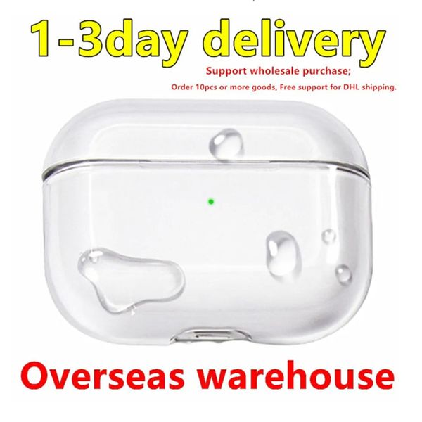 For Airpods Pro 2 3 4 Air Pods 4 Earphones Airpod Bluetooth Headphone Accessories Solid Silicone Cute Protective Case Wireless Charging Box