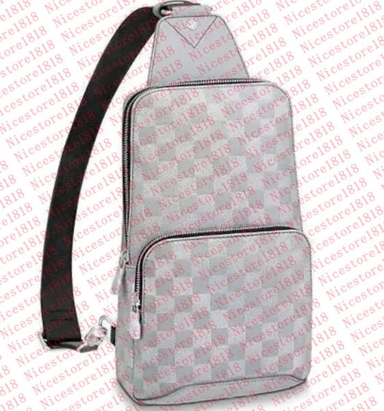 Avenue Slingbag Mens Designer Bag Genuine Leather Shoulder Bags Mans Luxurys Designers Cross Body Purse Wallet Hobos Message Handbag Tote Bu