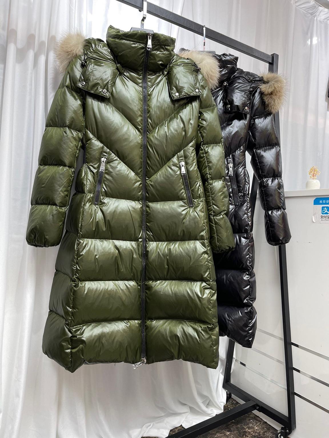 2022 Women Desinger Down Jacket Outerwear Suitable for Extreme Cold Areas Long-LinePuffa Hooded Fourrure Coat Thick Warm Windbreaker Coats