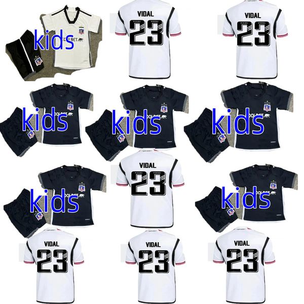 2024 2025 Colo Colo kid Soccer Jerseys 24 25 Palacios Home Away V.PIZARRO VIDAL Football Shirts