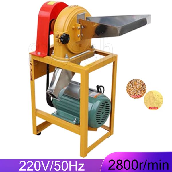 Grinder Dry Grain Grinding Machine Corn Wheat Feed Flour Cereal Machine
