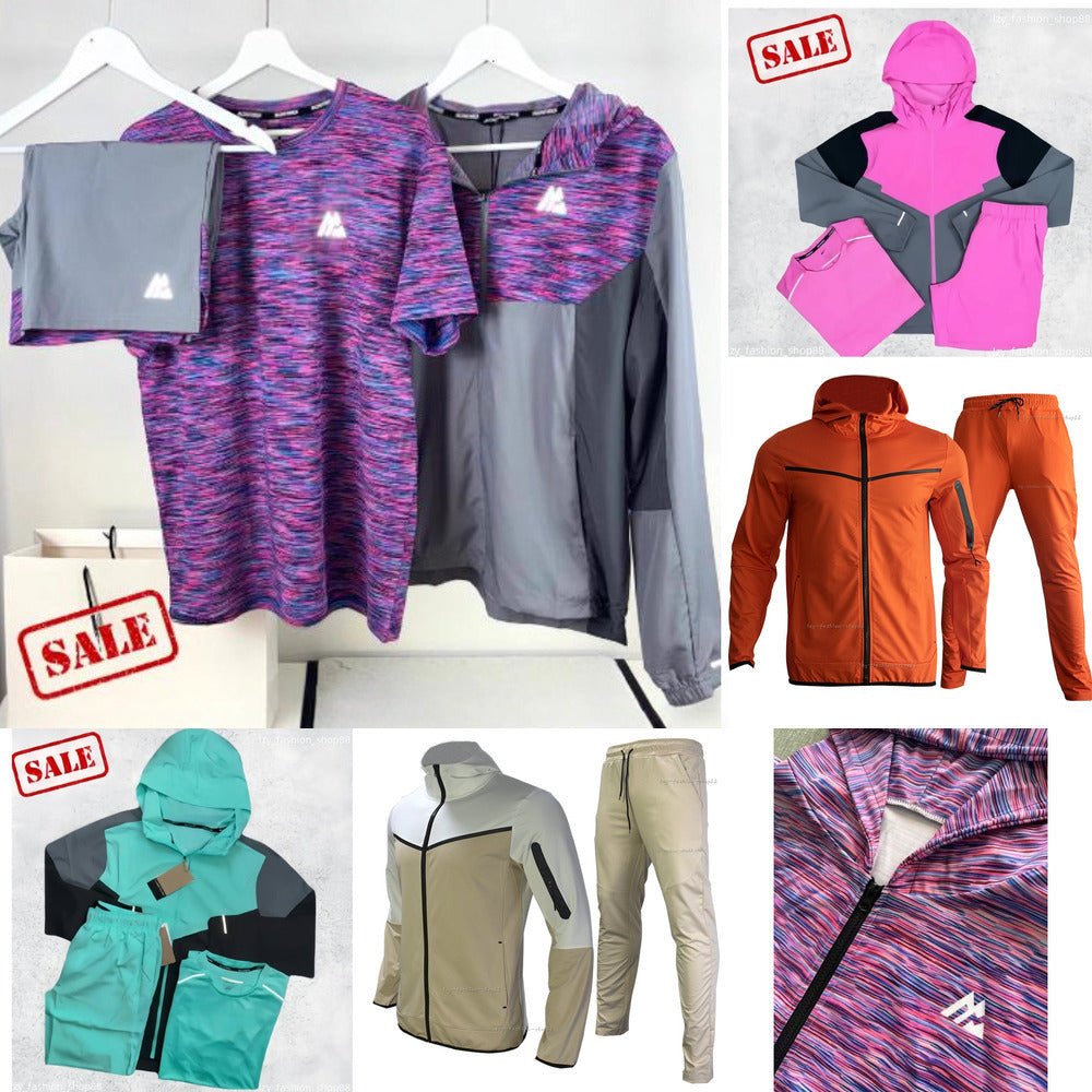 Desisgner Montirex Tracksuit 3-piece Sportswear Set Matching Tracksuit Shorts And T-shirt Set For Men And Women, Casual Short Sleeve Design, Europea