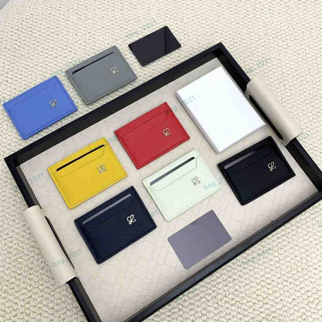 Designer Wallet Lwo ID Credit Card Holder Coin Purses With Box Wallet Cardholder Womens Men Card Holders Bag Popular Key Pouch Cardholder Thin Bus C