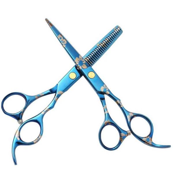 5.5-6.0in Professional Hairdressing Scissors Hair Shears Cutting Thinning Clippers Scissors Barber Shop Hairdresser ScissorsM240801