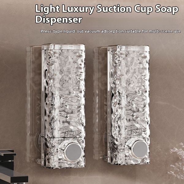 Non punched suction cup soap dispenser, box, shower gel wall mounted hand sanitizer bottle, press shampoo bottle