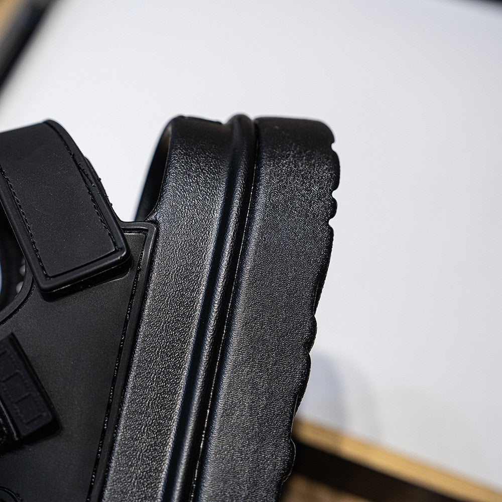 Women Designer Sandals Platform Velcro sandals Goldenglow Fashion Slippers Summer Flat Sandals EVA Beach Slides Dad Golden Glow Mules Waterproof Com