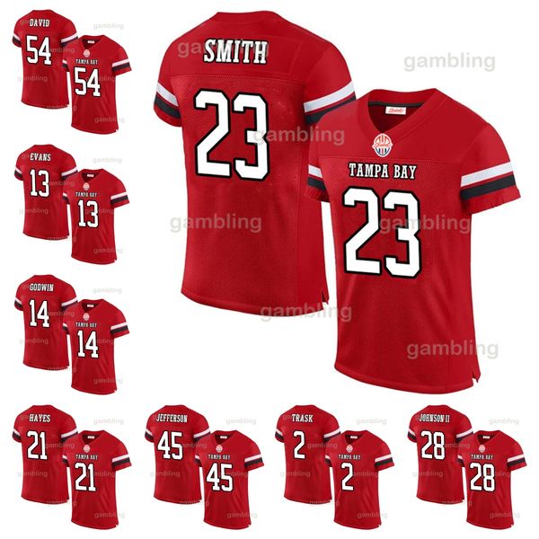 Mens-Youth 6 Baker Mayfield Football ed Jerseys 13 MikeE 12 TomBrady 25 LeSean Ane WinfieldJr. Personalized Any Name nUmber