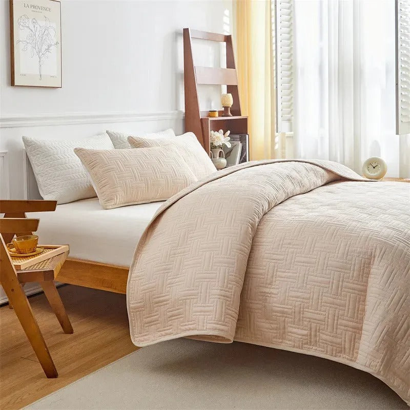 Winter Thickened Warm Flannel Queen Bedding Set Home Textile Cartoon Cute Duvet Cover Sheet Pillowcase 4pcs NO.33