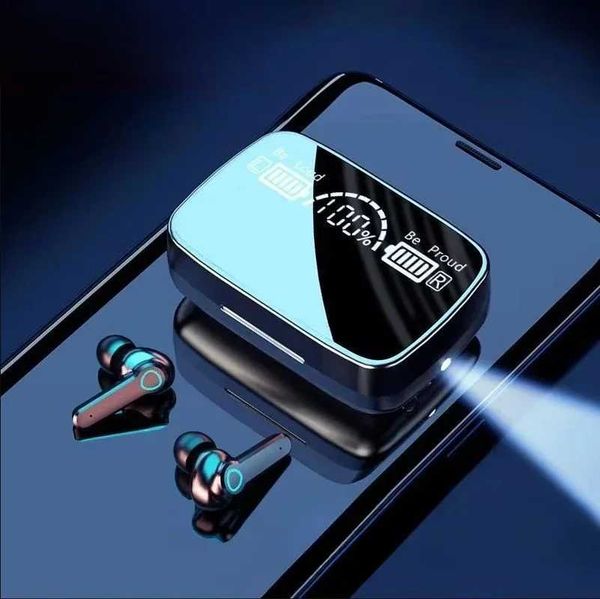 M19 earphones TWS earphones intelligent touch control wireless BT compatible earphones waterproof LED display screen with microphone M241213