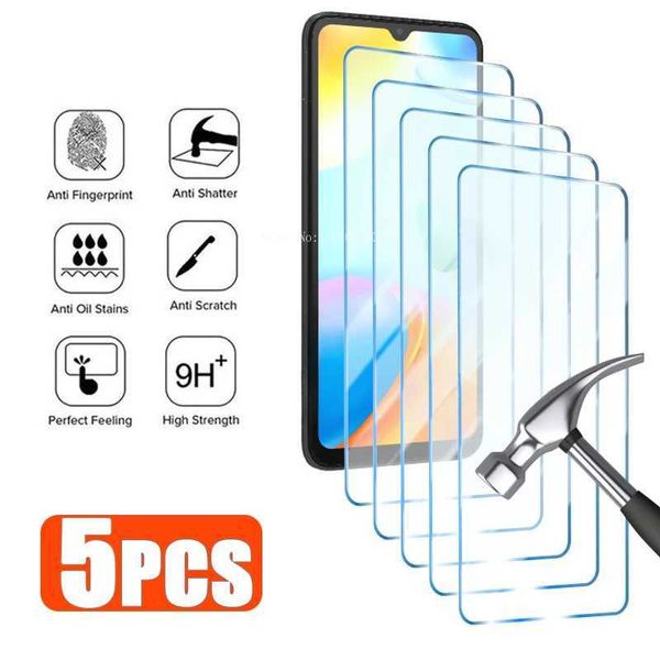 Cell Phone Screen Protectors 5PCS Tempered Glass for Redmi Note 12 11 10 9 8 7 Pro Plus 5G 8T 9S 10S 11S Screen Protector for Redmi 10C 9T 9