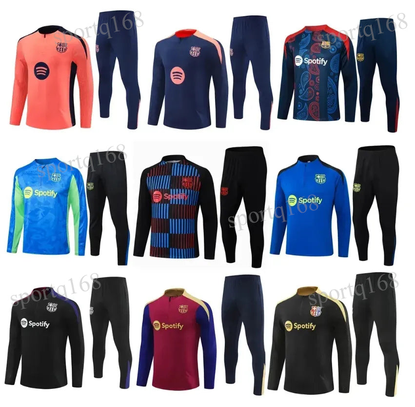 25 26 chandal baRCElone Tracksuit LAMINE YAMAL LEWANDOWSKI soccer TRAINING ES 23 24 25 men kids kit football Tracksuits Sportswear GAVI PEDRI FERRAN