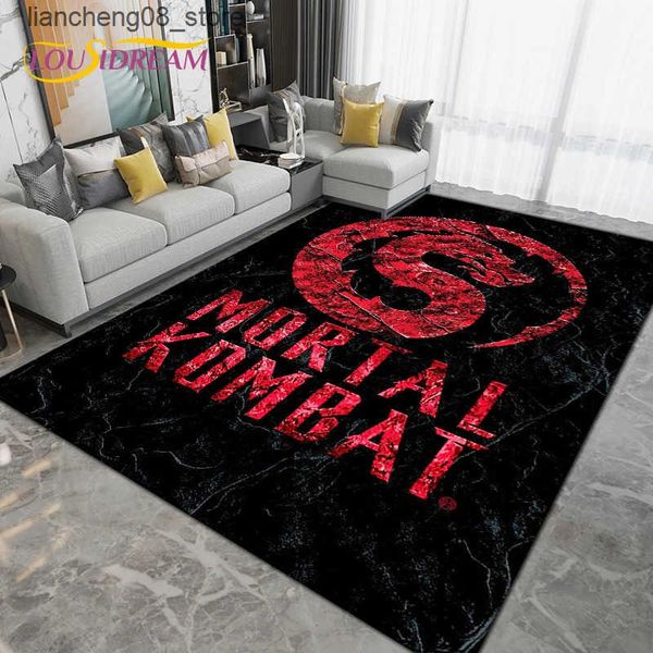 Carpets Cartoon Mortal Kombat Area Rug LargeCarpet Rug for Living Room BedroomKitchen Bathroom Entrance Doormat Non-slip Floor Mats L240910