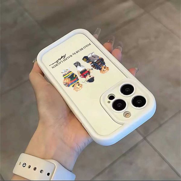 Cell Phone Cases Epc Fashion Bear P-PoloS phone case suitable for iPhone 16 15 13 12 11 Pro Max Mini XR XS X 7 8 6 Plus soft TPU back cover