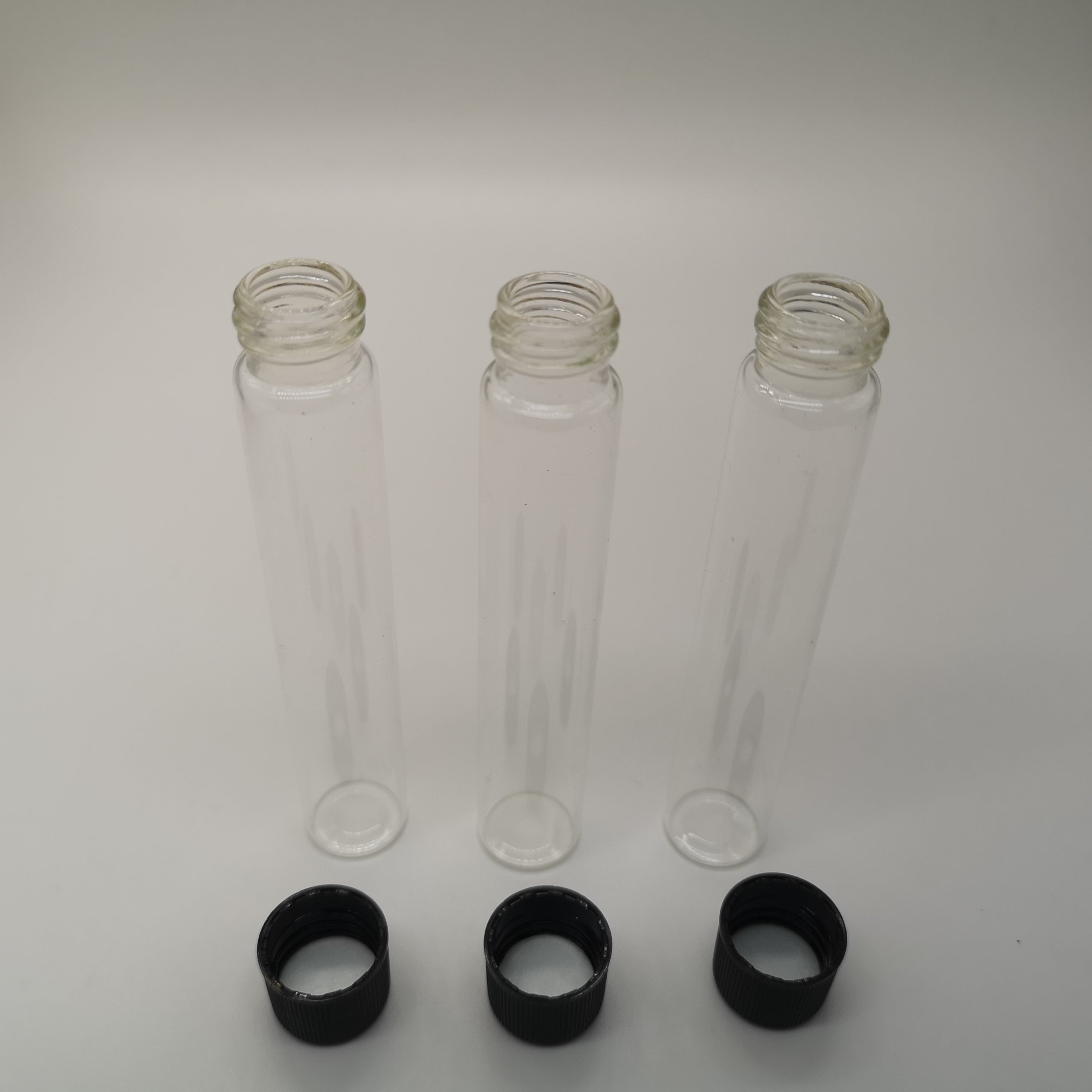 Transparent Glass Tubes in Bulk OEM Support Label-Ready Multi-Size Storage Bottles for Packaging Business and Industrial Supply