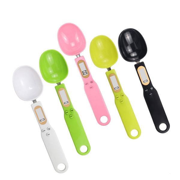 500g-0.1g Kitchen Measuring Spoon Electronic Food Scale Multi-Function Digital Spoons Scale Portioning Milk Tea Flour Spices W0054