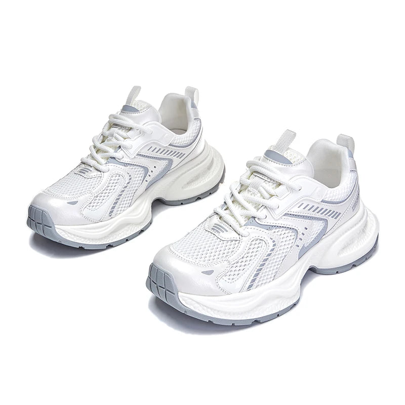 AIYUQI Thick-soled Women&#039;ssneakers Shoes Breathable Casual Running Shoes Women Comfortable Student Shoes