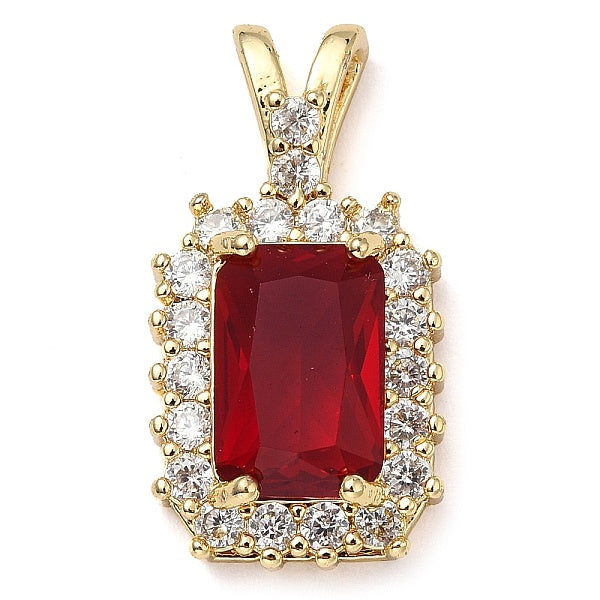 Pendentifs en verre de laiton de placage de support