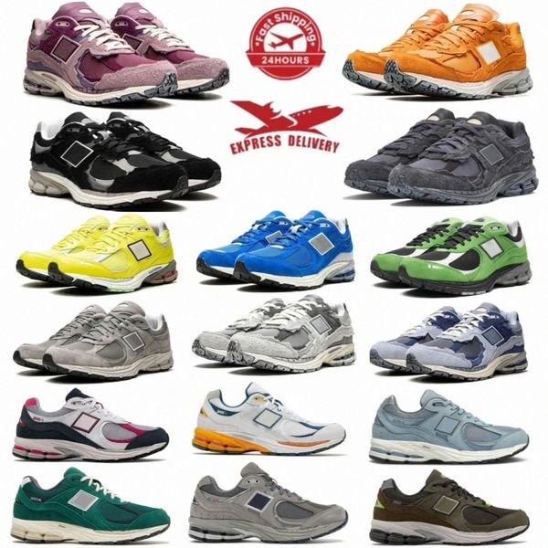 Designer de frete grátis New Balancedshoes com caixa para homens mulheres tênis tênis triplos de sal marinho marinho marinho preto rosa verd