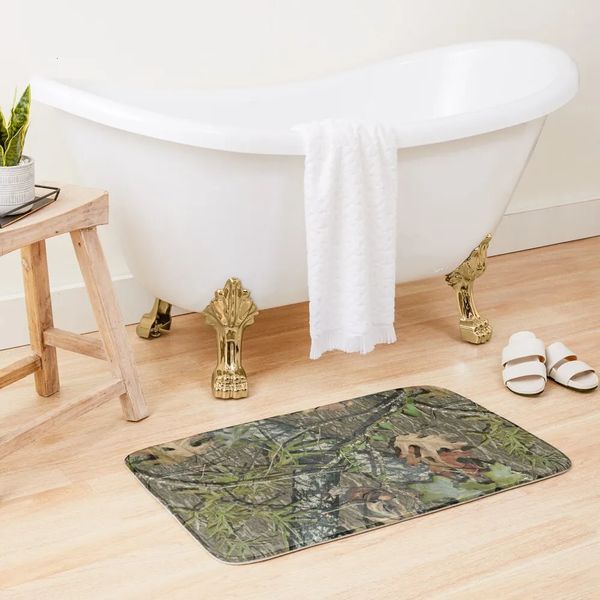Mossy Oak Bath Mat AntiSkid Shower House Entrance Set For Bathroom 240105