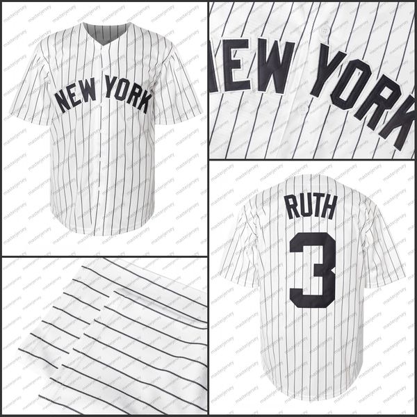 RUTH #3 Baseball Jerseys Men&#039;s Sewing Embroidery High Quality In Stock Fast Shipping Slight Stretch Polyester - Perfect for Sports Jers