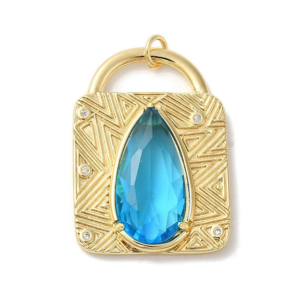 Pendentifs en laiton de placage de support de serrure