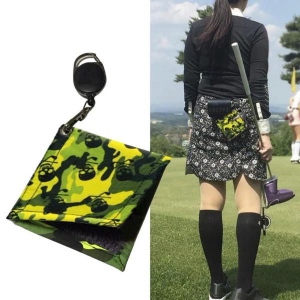 Double Sided Long-Lasting Cleaning Golf Balls Golf Ball Cleaner Cleaning Cloth Golf Ball Towel Golf Accessories