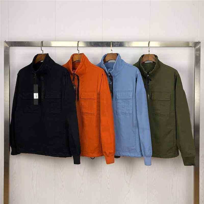 brand men Turn-Down Collar Windbreaker Zipper Patchwork Jackets Running Sports Hoody Jogger Casual Coat SIZE M-XXL 9871