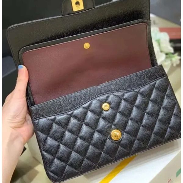 10A bag Mirror quality Classic Caviar Flap Bag Designer Women Cross Body Bags A01112 Luxuries Designers Shoulder Handbag 25.5CM With Box C00
