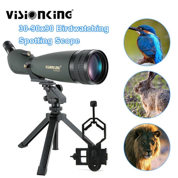 Visionking Powerful Spotting Scope Hunting Hunting Optics Monocular Long Range View Observation Eyepiece Monocular Telescope with Phone Adap