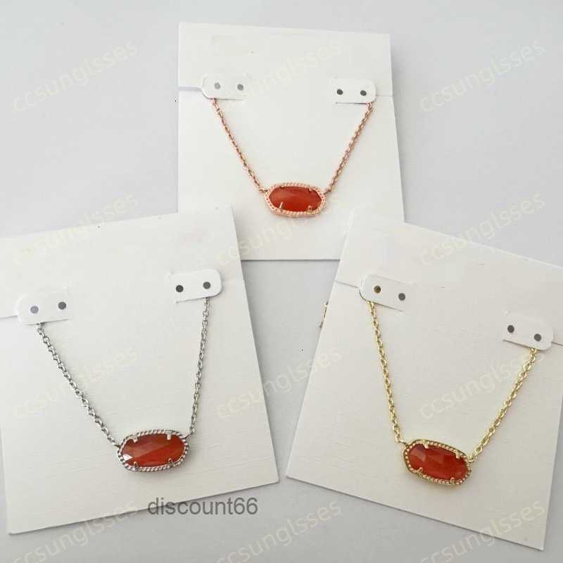 Elisa Fashion Geometric Oval Small Cat Ears Cool Black Crystal Tooth Collar Pendant KS Necklaces Designer Jewelry Ken S Necklace gift A7