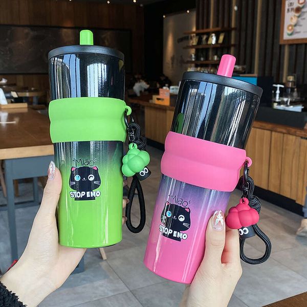 Coffee 316 Stainless Steel Insulated Outdoor High Beauty Male and Female Students Home Water Cup CAR cup