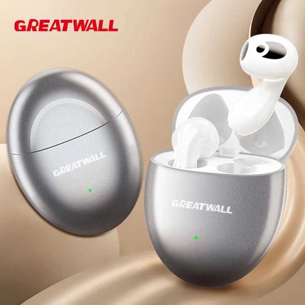 GREATWALL Wireless etooth Earphones Oval Design HIFI phones 9D Stereo Sports Touch Tws set HD Calls Music EarbudsT250120