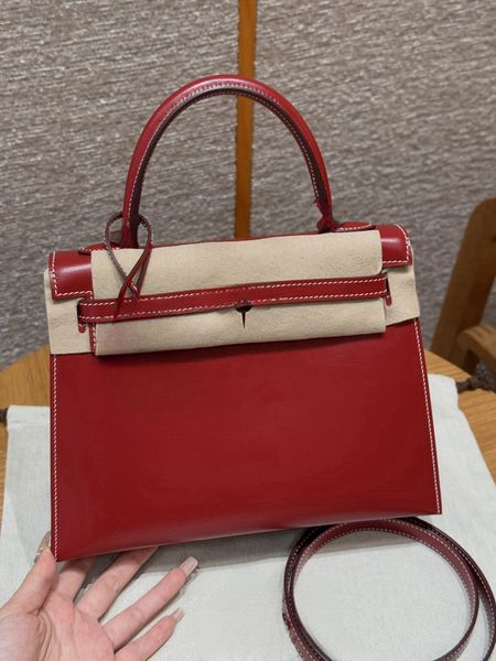 10A quality handmade luxury designer leather handbag Luxury classic fashion women&#039;s purse cowhide leather bag original case wholesale f