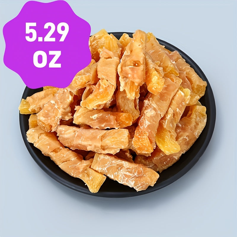 TEMU Dog Treats Dog Stuff, Chicken Wrapped In , Suitable For Small Dogs, Medium Pets, And Large Dogs, Natural Dog Snacks, Dried Chicken Dog Snacks,