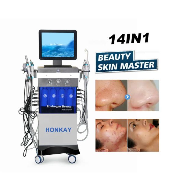 Beauty Items Hydro water peel facials care 14 in 1 hydrodermabrasion machine peel beauty machine 12 in 1 skin care machine
