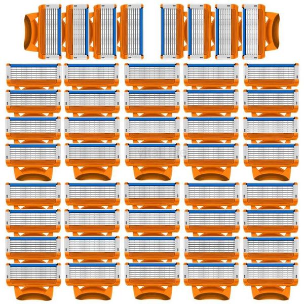 Be common 5-layer Razor Blades Replacement Blades For Mens Shavers Shaving Safety Razor Skin Protection Classic Reusable BladeCL240718