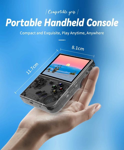 New Arrival ANBERNIC RG35XX Plus-RG35XX Retro Handheld Game Console 3.5-inch Ips Screen Linux Portable Video Game Player Supports TV Outpu Z