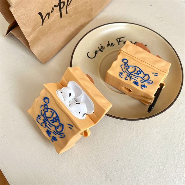 ddmygifts Snapper Fish Burn Suitable Pro2 Bluetooth Wireless Silicone Earphone Cover 1-2-3 Generation Cute Cartoon A